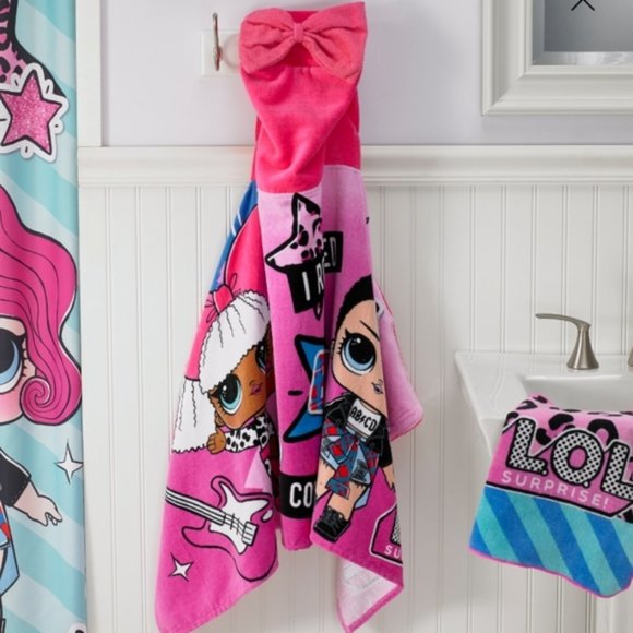 LOL Surprise! Other - L.O.L. Surprise! Cotton Hooded Bath Towel Wrap LOL